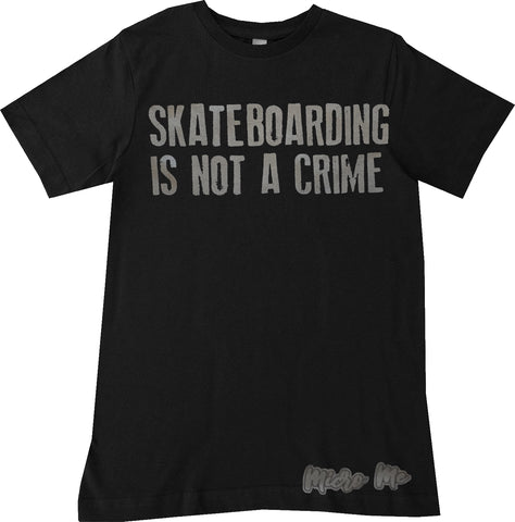 Not A Crime Tee,  Black (Infant, Toddler, Youth, Adult)
