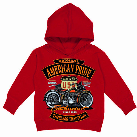 Timeless Hoodie, Red (Toddler, Youth)