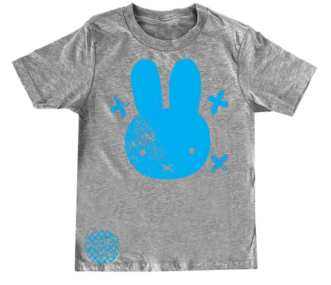 BunnyX Tee, Heather Grey (Infant, Toddler, Youth, Adult)