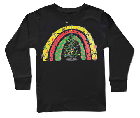 Oh Christmas Tree LS, Black (Infant, Toddler, Youth)