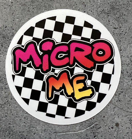 Circle Ombre Logo Sticker, 2 inch