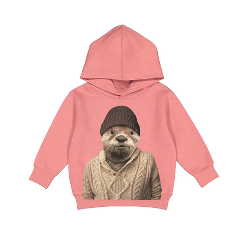 Otter Hoodie, Clay (Toddler, Youth, Adult)
