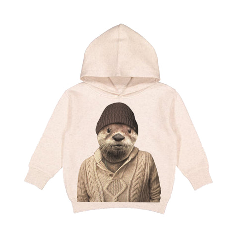 Otter Hoodie, Natural  (Toddler, Youth, Adult)
