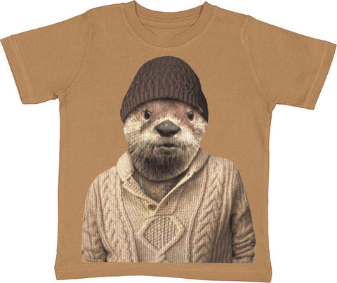 Otter Tee, Coyote Brown (Toddler, Youth, Adult)