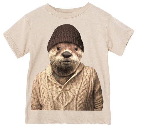 Otter Tee, Natural  (Infant, Toddler, Youth, Adult)