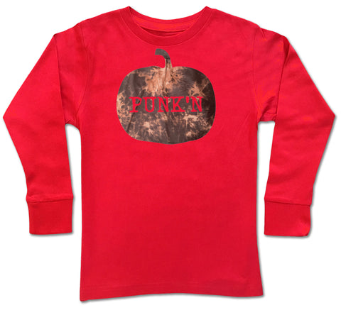 Punk'N  Long Sleeve Shirt, Red  (Infant, Toddler, Youth)
