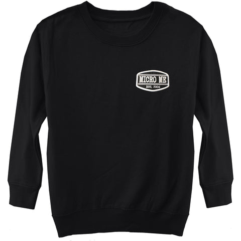 Classic Patch Sweatshirt, Black (Toddler, Youth, Adult)