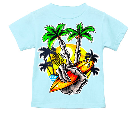Peace Surf Tee, Lt. Blue  (Infant, Toddler, Youth, Adult)
