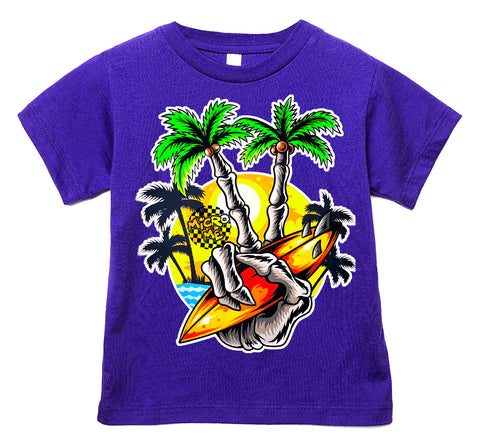 Peace Surf Tee, Purple  (Infant, Toddler, Youth, Adult)