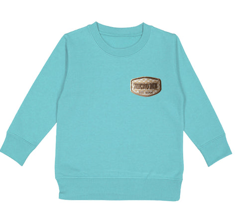 Neutral Patch Sweater, Saltwater (Toddler, Youth, Adult)