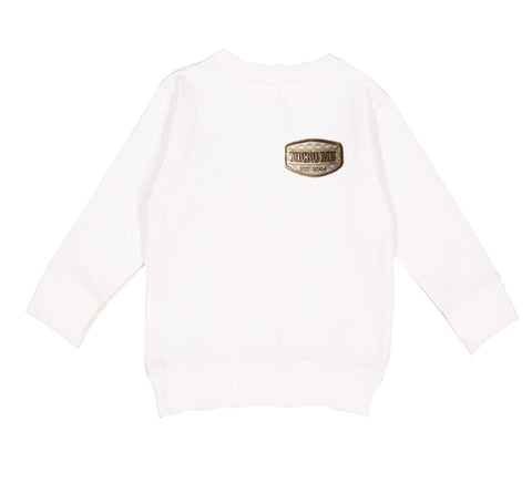 Neutral Patch Sweater, White(Toddler, Youth, Adult)