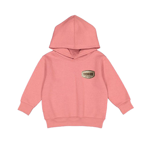 Neutral Patch Hoodie, Clay (Toddler, Youth, Adult)