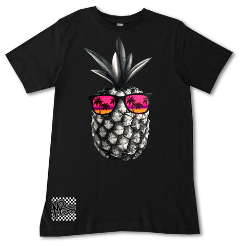 Pineapple Tee, Black (Infant, Toddler, Youth)