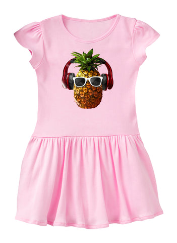 Pineapple Headphones Dress, Lt. Pink (Infant, Toddler)
