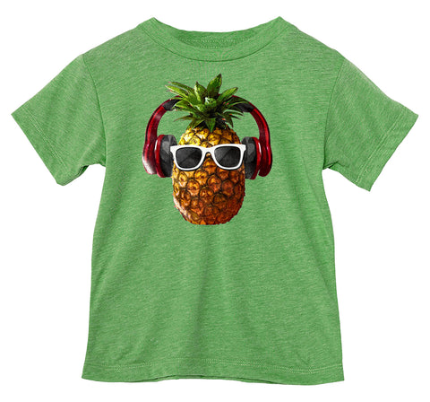 Pineapple Headphones Tee, TB Green (Toddler, Youth, Adult)