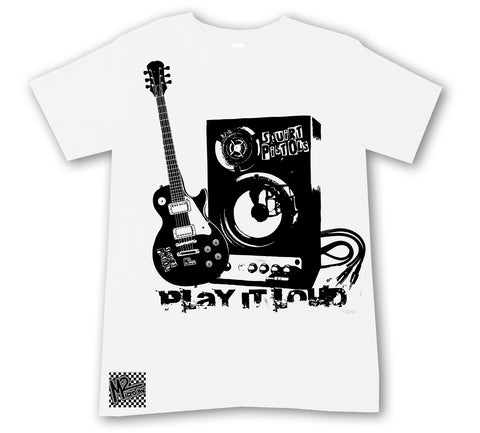 Play It Loud Tee, White (Infant, Toddler, Youth, Adult)