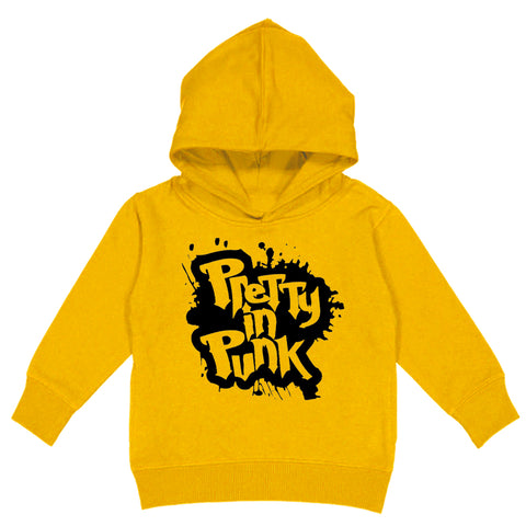 Pretty In Punk Hoodie, Gold  (Youth, Adult)