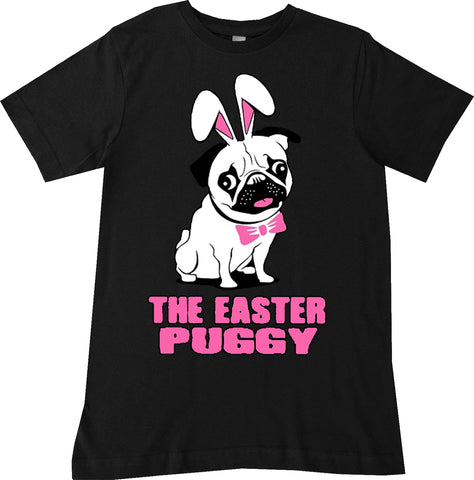 Puggy Tee, Black (Infant, Toddler, Youth, Adult)