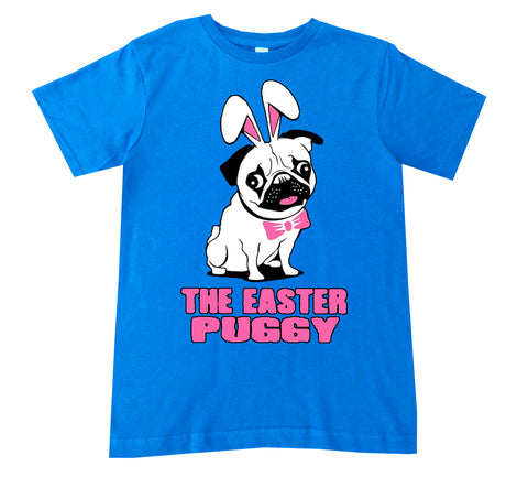 Puggy Tee, Neon Blue (Infant, Toddler, Youth, Adult)