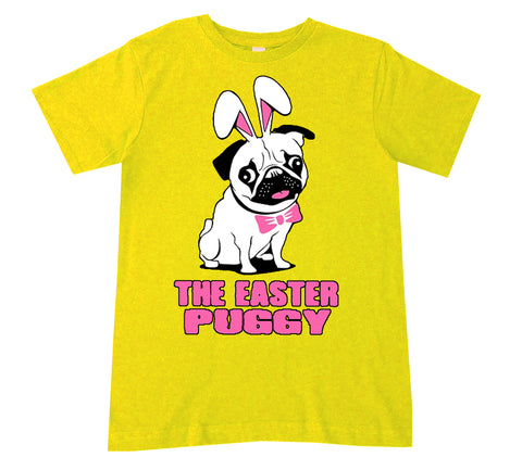 Puggy Tee, Yellow (Infant, Toddler, Youth, Adult)