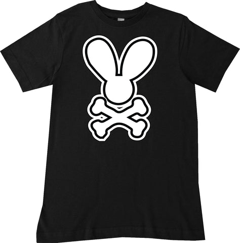 Punk Bunny Tee, Black  (Infant, Toddler, Youth, Adult)