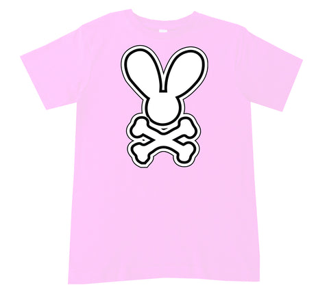 Punk Bunny Tee, Lt. Pink (Infant, Toddler, Youth, Adult)