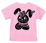 Punk Bunny Tee, Lt.Pink  (Infant, Toddler, Youth, Adult)