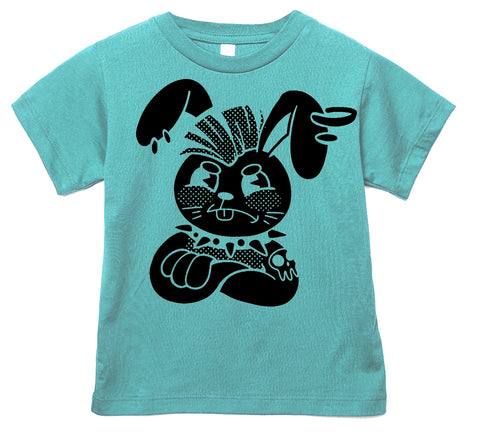 Punk Bunny Tee, Saltwater (Infant, Toddler, Youth, Adult)
