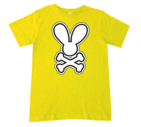 Punk Bunny Tee, Yellow (Infant, Toddler, Youth, Adult)