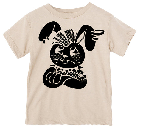 Punk Bunny Tee, Natural (Infant, Toddler, Youth, Adult)