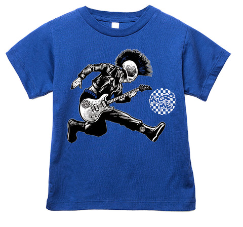 Punk Skelly Tee, Royal  (Infant, Toddler, Youth, Adult)