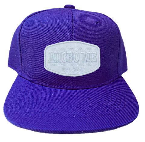PURPLE Snapback, W/W Patch (Infant/Toddler, Child, Adult)
