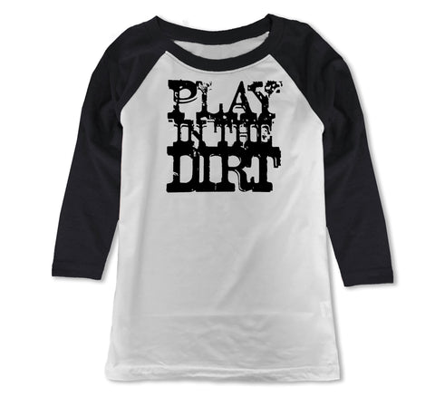 Play in Dirt Raglan, WB(Toddler, Youth)