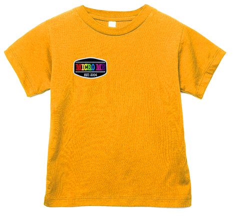 Rainbow Patch Tee, Gold (Infant, Toddler, Youth, Adult)