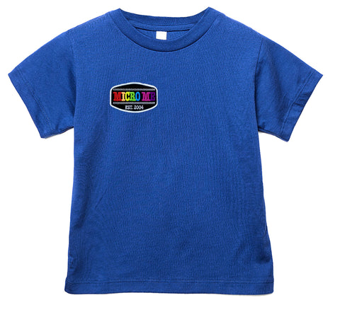 Rainbow Patch Tee, Royal (Infant, Toddler, Youth, Adult)