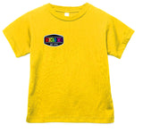 Rainbow Patch Tee, Yellow (Infant, Toddler, Youth, Adult)