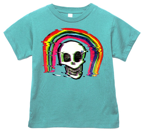 Rainbow Skull Tee, Saltwater (Toddler, Youth, Adult)