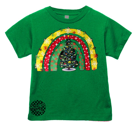 Rainbow Tree Tee, Green (Infant, Toddler, Youth, Adult)