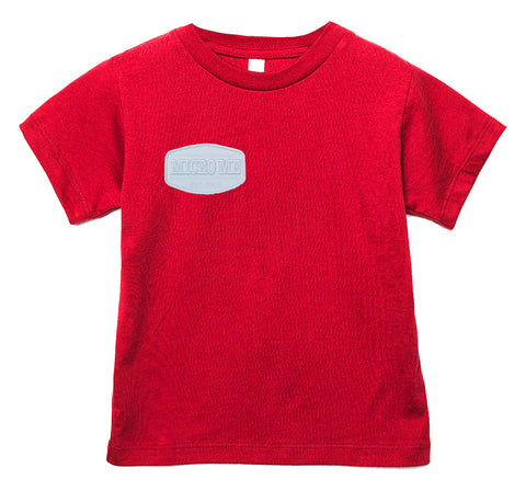 White Patch Tee, Red  (Infant, Toddler, Youth, Adult)
