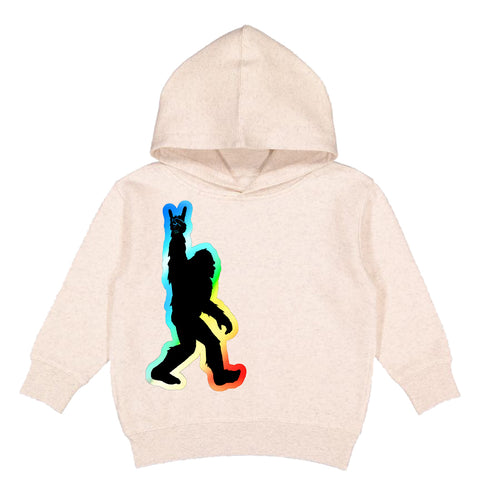 Rock On Sasquatch Hoodie, Natural (Toddler, Youth, Adult)