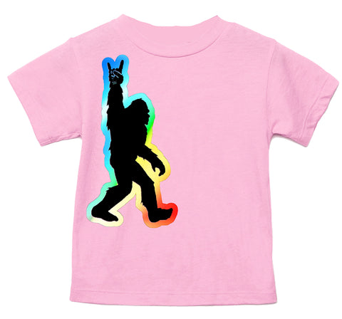 Rock On Tee, Lt. Pink  (Infant, Toddler, Youth, Adult)