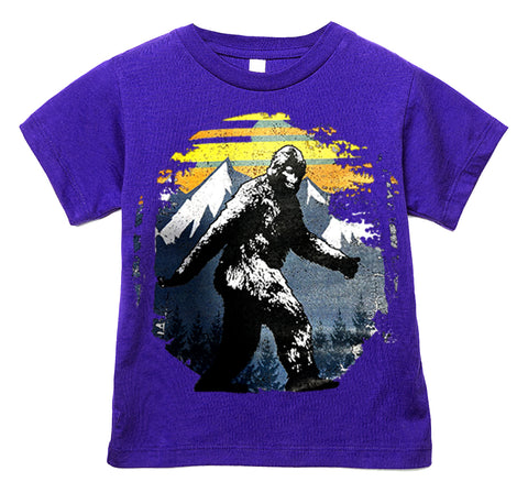 Sasquatch Mountain Tee,  Purple (Infant, Toddler, Youth, Adult)