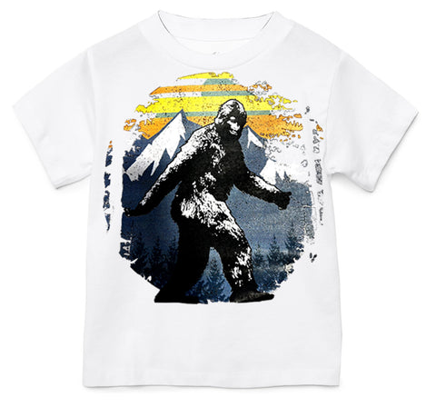 Sasquatch Mountain Tee, White (Infant, Toddler, Youth, Adult)