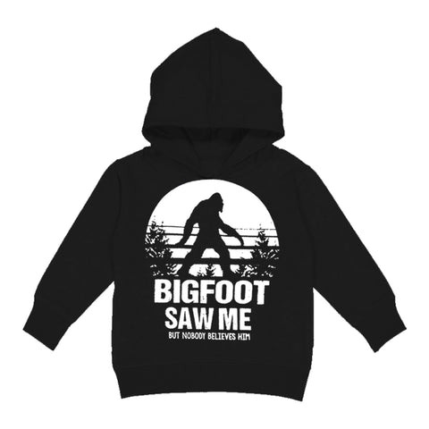 Bigfoot Saw Me Hoodie, Black (Toddler, Youth, Adult)