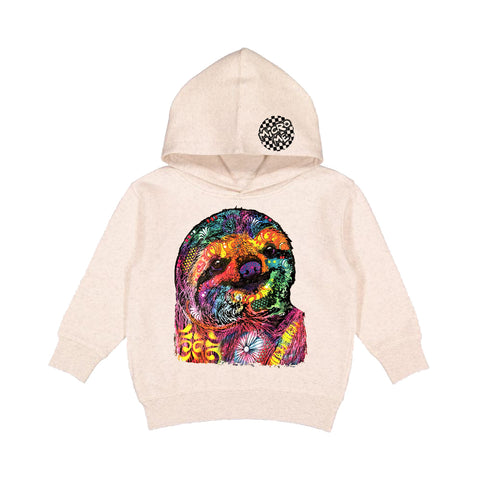 WD Sloth Hoodie, Natural  (Toddler, Youth, Adult)