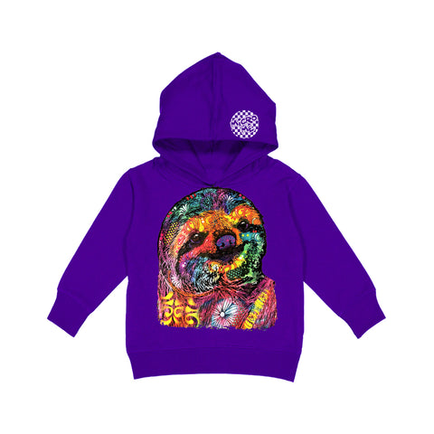 WD Sloth Hoodie, Lt. Pink (Toddler, Youth, Adult)