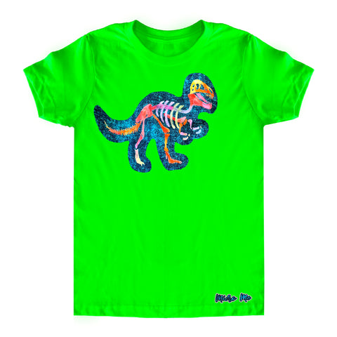 SS-Salty Dino Tee, Neon Green (Infant, Toddler, Youth, Adult)