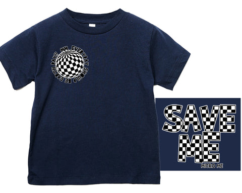 SAVE Me Earth day Tee, Navy  (Infant, Toddler, Youth, Adult)
