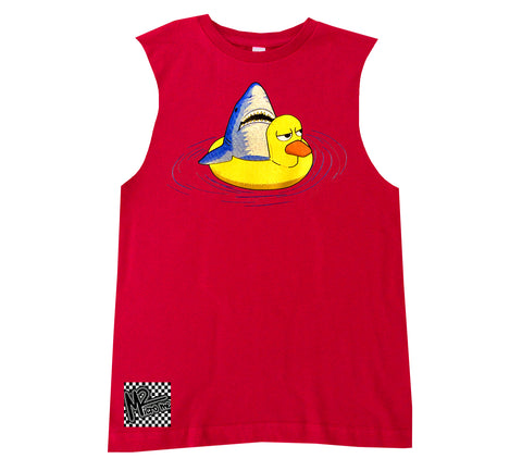 SV-Shark Ducky Tank, Red (Infant, Toddler, Youth)