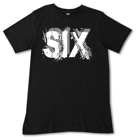 CB-*SIX Checker Bday Tee, Black (Infant,Toddler,Youth)